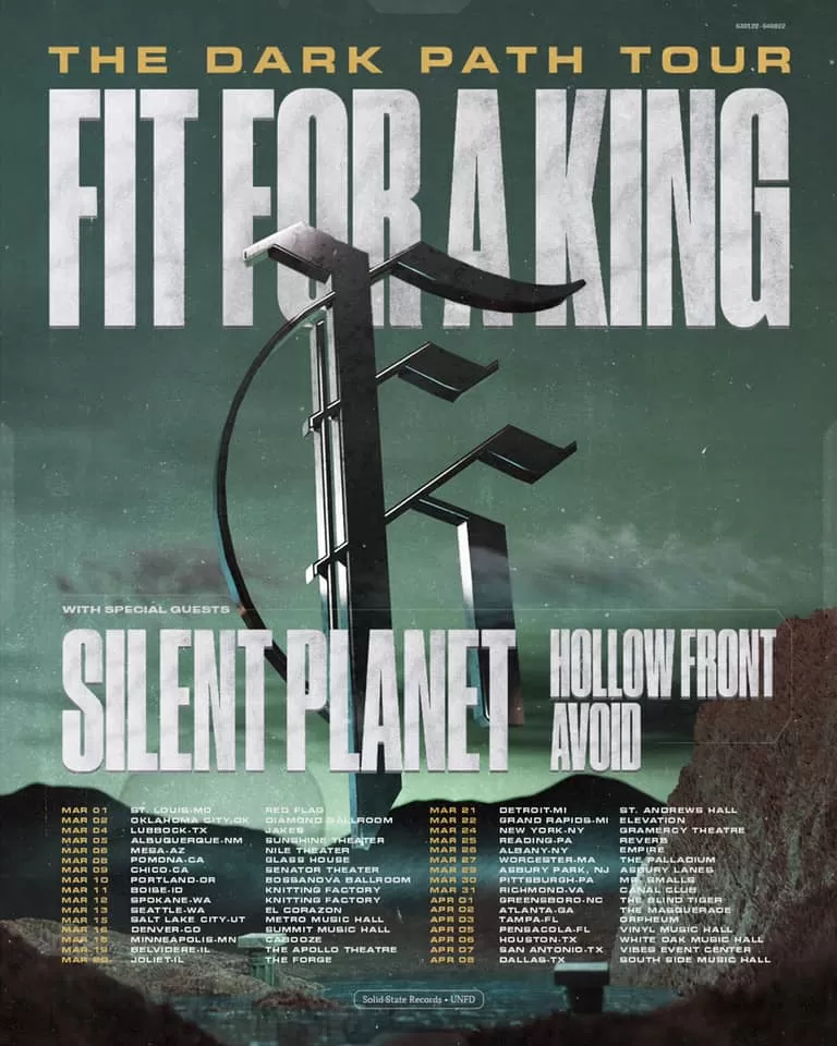 Fit For A King Tour Fit For A King Tour Locations