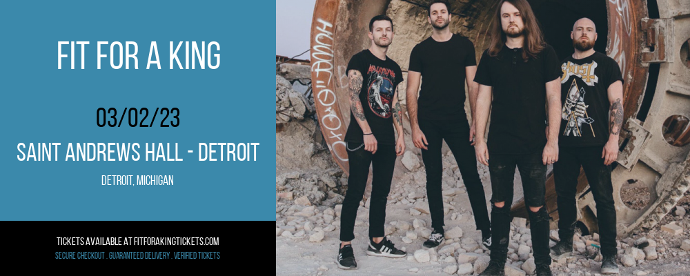Fit For A King at Fit For A King Tickets tickets Fit For A King at Fit For A King Tickets